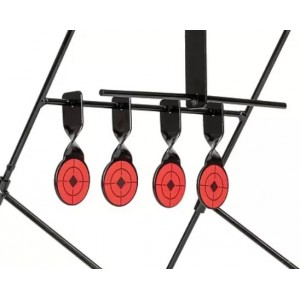 Мишень маятниковая Stalker Круги 2.0, для пневматики 4.5мм, 5 мишеней арт.: ST-MSG-15H-4T-ORG